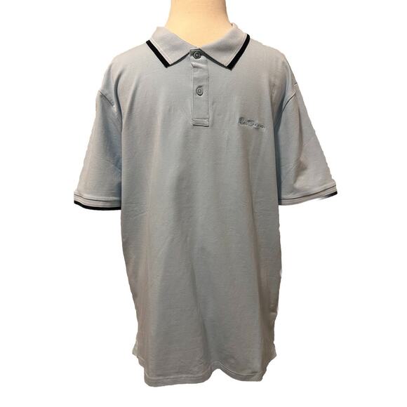 Ben Sherman Classic Fit Polo Shirt Light Blue Size Large - Picture 1 of 7